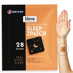 Klova Melatonin-Free Sleep Patches for Adults 