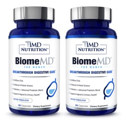 1MD Διατροφή BiomeMD Προβιοτικά για τις γυναίκες - 62 δισεκατομμύρια CFUs, 16 στεφάνες με προβιοτικά 
