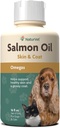 NaturVet Salmon Oil Supplement for Dogs & Cats – Περιλαμβάνει Ωμέγα-3, 6 λιπαρά οξέα – Για Υγιεινό Δέρμα, Γυαλιστερό Κάλυμμα – Συμπλήρωμα Σκύλου, Συμπλήρωμα Δέρματος Γάτας – 16 Oz.