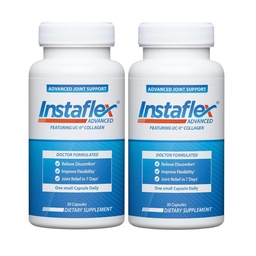 Instaflex Advanced Joint Support Nutritional Supplement Castule with Doctor Formated Joint Relief Supplement, Featuring UC-II Collagen & 5 Other Joint Discomfort Fighting Ingredients, 60 Ct