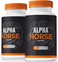 (2 Pack) Alpha Horse κάψουλες, Alpha Horse Επίσημη Ανδρική Φόρμουλα Χάπια, AlphaHorse για Stamina & Performance, Alfa Horse For Men Premium Once Daily Pill Pastillas, Alpha Hrse Complex (120 Κάψουλες)