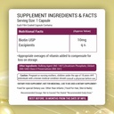 Κάψουλα Συμπληρώματος Βιοτίνης με DHT Blockers, Omega & Biotin, υποστηρίζει σύνθεση κερατίνης 