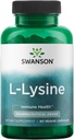 Swanson Amino Acid Ajipure L-Lysine Φαρμακευτικός βαθμός 500 Milligrams 90 Veg Κάψουλες