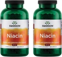 Swanson Niacin (B3) Cardio Health Support Carbohydrate Μεταβολισμός 500 Milligrams 250 Κάψουλες (2 Συσκευασία)