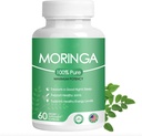 Βιολογικά κάψουλες Moringa - 800 mg Pure Moringa Powder - Nutrient-Dense Superfood for Energy - Moringa Capses - 60 Κάψουλες