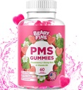 PMS Gummies - PMS Βιταμίνες για γυναίκες & εφήβους - PMS Period Relief - Cramping, Bloating, Mood Swings - Made in The USA (Strawberry, 60 Count)