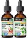 BIO KRAUTER Sarsaparilla Βάμμα 2 Fl. Oz. & Gotu Kola Βάμμα 2 Fl. Oz.