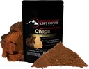 Lost Empire Herbs Chaga (Inonotus Obliquus) Mushroom Powder | Organic 8:1 Dual Extract from Real Mushrooms Not Mycelium | for Immunity (30 Grams)