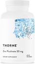 THORNE - Zinc Picolinate 30 mg - Well-Absorbed Zinc Supplement for Growth and Immune Function* - 180 Capsules