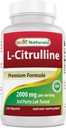 Best Naturals L-Citrulline 2000mg/serving - Μη ΓΤΟ - Χωρίς γλουτένη - 120 δισκία (120 Count (Pack of 1))