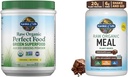 Garden of Life Raw Organic Perfect Food Green Superfood Juiced Greens Powder & Raw Organic Meal Replacement Shakes - Chocolate Plant Based Vegan Protein Powder
