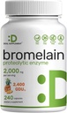 Συμπληρώματα Bromelain 2,000mg ανά σερβίρισμα, 240 κάψουλες – Φυσικά Πρωτολυτικά Ένζυμα από Φρέσκο Ανανά – Υποστηρίζει Θρεπτικό Διήθημα