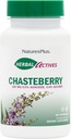 NaturesPlus Herbal Actives Chasteberry - 60 Κάψουλες - Υποστηρίζει εμμηνορροϊκή ευεξία και αναπαραγωγική υγεία - Vegan, χωρίς γλουτένη - 60 εξυπηρετούν
