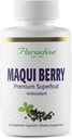 Paradise Herbs, Organic Maqui Berry Extract, 400 mg, νωπά, παγωμένα Συμπυκνώματα για Ανώτερη Ικανότητα, Μη ΓΤΟ, Vegan, 60 Κάψουλες