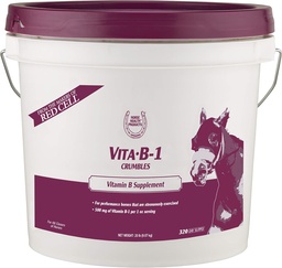 Farnam Horse Health Vita B-1 Crumbles Supplement for Horses, Υποστηρίζει βέλτιστη μυϊκή δραστηριότητα και μεταβολισμό για την απόδοση, 20 λίβρες, 320 ημέρες προσφοράς