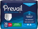 Prevail - Men's Protective Underwear - Pull-up Incontinence Underwear - Disposable Adult Diaper - Maximum Absorbency - Small / Medium - 20 Count