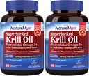 Έλαιο κριλ Ανταρκτικής 1000 mg Softgels, Omega-3s Krll Oil, EPA, DHA, Ασταξανθίνη & φωσφολιπίδια, Heart Health, 120 Softgels, Non-GMO, No Gluten, Made in The USA