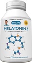 ANDREW LESSMAN Melatonin-3 mg - 60 Capsules - Physiologically Balanced Levels to Naturally Promote Restful Sleep. Regulates Daily Circadian Rhythm. Facilitates Sleep. No Morning Hangover