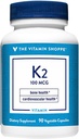 Η βιταμίνη Shoppe βιταμίνη K2-1000 MCG (90 κάψουλες χορτοφάγων)