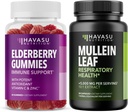 HAVASU NUTRITION Gummies Elderberry + Mullein Leaf Caps Immune Support Bundle