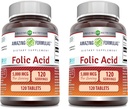Amazing Formulas Folic Acid Supplement 
