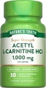 Nature's Truth Acetyl L-Καρνιτίνη 1000mg  Συμπλήρωμα