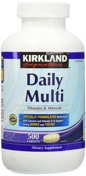 Kirkland Signature Daily Multi, 500 δισκία (2 συσκευασία)