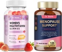 Totaria Sugar Free Multivitamin Gummies for Women & 40-in-1 Menopause Supplements for Women