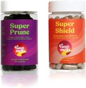 Μανιτάρια συμπληρώματα μανιταριών, Digestion/Immunity Bundle, Super Prune 30 Count Gummies + Super Shield 60 Count Capsles