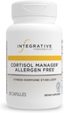 Integrative Pharmaceuticals Cortisol Manager Allergen Free - Adrenal Health Support Supplement for Healthy Stress Response* - Vegan, Non-Dairy & Gluten-Free - 90 Κάψουλες (45 Servings)
