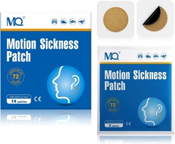MQ 84ct Κίνηση Ασθένεια Patches Μη Νυσταγμός, Sea Sickness Patches για Cruise Travel Essentials, Αδιάβροχο Patch Πίσω από το αυτί για το αεροπλάνο Υψόμετρο Ασθενείας, Long Last 72H