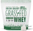 AGN Roots Grass Fed Whey Protein Powder Isolate - Unflavoured - Uncoweed - Certified Enterprise All Life On Pasture - A Greener World - ASPCA Εγγραφή Λίστα Μάρκας - Informed-Sport - 3lbs