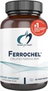 Designs for Health Iron – Vital for Energy Production, Immune & Brain Health, High Absorption Ferrochel Chelated Iron for Women & Men as Ferrous Bisglycinate Chelate – Pregnancy Safe (120 Vegan Caps)