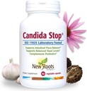 NEW ROOTS HERBAL Candida Cleanse Detox Supplement (90 κάψουλες), Stop Candida Overgrowth, Υποστήριξη Ισορροπημένη Εντερική Χλωρίδα & Yeast Balance with 11 Potenent Herbs + Probiotics, Digestion Relief