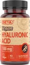 DEVA Διατροφή Vegan Hyaluronic Acid 100 mg - Μη ΓΤΟ & Μη Αιμολυτικά - 90 δισκία, 1- Pack