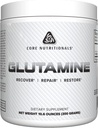 Core Nutritionals Glutamine Amino Acid | Enhance Recovery & Restore L-Glutamine Levels | Immune Support, Muscle Build, Gut Health | 60 Servings (Unflavored)