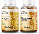 Άγρια & οργανικά CoQ10 Gummies & Μαγνήσιο Citrate Gummies