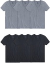 Καρποί των ανδρών Loom Eversoft βαμβάκι μείνετε Tucked V-Neck T-Shirt