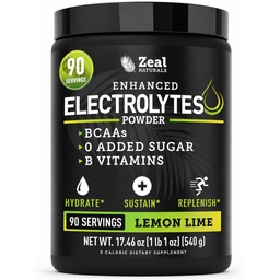 Zeal Naturals Ηλεκτρολυτικό Ποτό για την αποκατάσταση της σκόνης (90 σερβίρισμα 