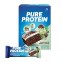 Pure Protein Bars, High Protein, Nutritious Snacks to Support Energy, Low Sugar, Gluten-free, Chocolate Mint Cookie,1.76oz, 6 Pack