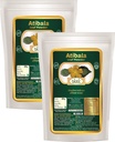 Veena Biotic Atibala Leaf Powder (Abutilon indicum) Kangi Powder - ινδική σκόνη μάλοου - Atibala Powder - Thuthi Powder - Atibala churna - 400g (Pack of 2)