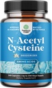Συμπλήρωμα NAC N-Acetyl Cysteine 600mg - Vegan Υψηλή Απορρόφηση Μη-Smelly NAC 600 mg Κάψουλες Glutathione Precursor για Liver Cleanse Detox & Repair Plus Lung Υγεία και Ανοσία Υποστήριξη (240ct)