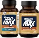 Ageless Male Max Nitric Oxide Booster and Testosterone Booster for Men