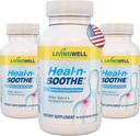 HEAL-N-SOOTHE Joint Support Supplements - Proteolytic Enzymes like Bromelain & Papain, with Boswellia, Turmeric & Ginger- Promotes Protein Digestive Function & Body Defense Wellness- 90 Count (3 Pack)