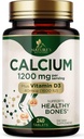 Calcium 1200 mg with Vitamin D3 - Bone Health Supplement, Vitamin D & Calcium Supplements for Women & Men - Bone Strength, Teeth & Immune Support, Nature's Calcium Pills, Bottled in USA - 240 Tablets