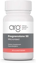 Allergy Research Group Pregnenolone Supplement - Συμπληρώματα προγεστερόνης 50mg, Hormone & Stress Support, Κατασκευασμένο από μη-GMO Wild Yam, Micronized Lipid Matrix, Plant-Sourced, Scored Tablets - 60 Count