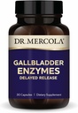 Δρ. Mercola Gallbladder Enzymes - Gallbladder & Digestive Health Support - Περιλαμβάνει παγκρεατική πρωτεάση, αμυλάση και λιπάση - μη-GMO, χωρίς γλουτένη & χωρίς σόγια - 30 κάψουλες καθυστερημένης αποδέσμευσης (30 εξυπηρετήσεις)