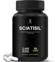 HUMANX Sciatica Focused Formula - Nerve Support Supplement with Stabilized R-Lipoic Acid for Extra Strength - Βιταμίνες Προώθηση Υγιούς Πίσω, HIPS, Πόδι, Πόδια - Συμπληρώματα Νευροπάθειας - Sciatisil
