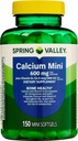 Spring Valley Calcium Mini 600 mg Plus Vitamin D3, 150 Count, Συμπλήρωμα διατροφής, Μικρά Χάπια ασβεστίου Bundle με 45 Διαβήτη του Luall Αποκωδικοποιημένο