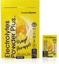 PowderVitamin Electrolytes Powder Plus, Keto, Orange Pineapple, Sugar Free, 1000mg Κάλιο, 120mg Ασβέστιο, 120mg Μαγνήσιο, Μη-GMO, Μη-GMO, Μηδέν θερμίδες, 30 πακέτα ενυδάτωσης